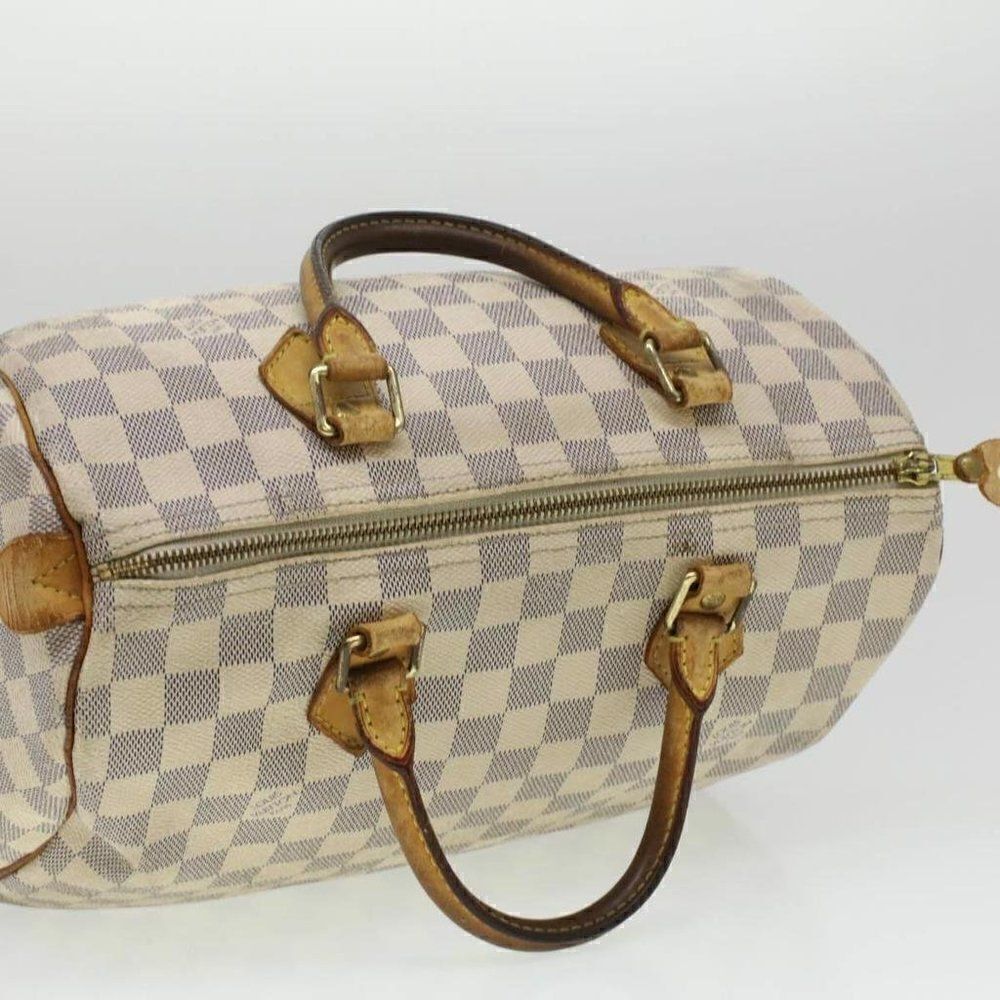 LOUIS VUITTON Damier Azur Speedy 30 Hand Bag - Picture 6 of 15